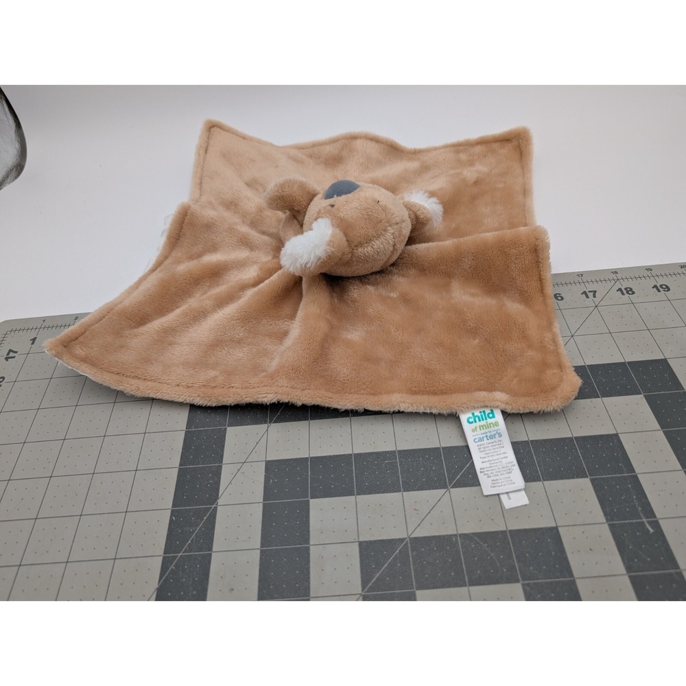 Carters Koala Bear Lovey Brown Security Blanket 2021 Stuffed Animal Toy - Picture 3 of 5